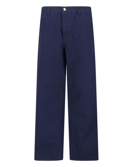 Carhartt Blue 'Single Knee' Carpenter Pants for men