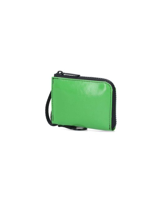 Freitag Green Medium Zipper Wallet "parker"