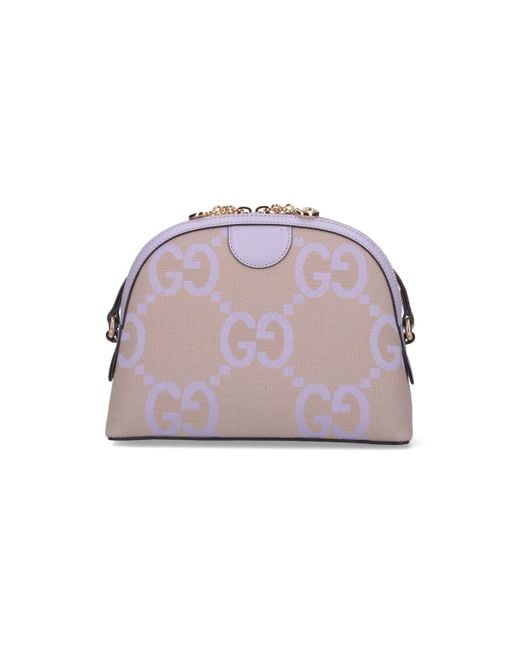 Gucci Pink Mini Shoulder Bag "ophidia Jumbo Gg"