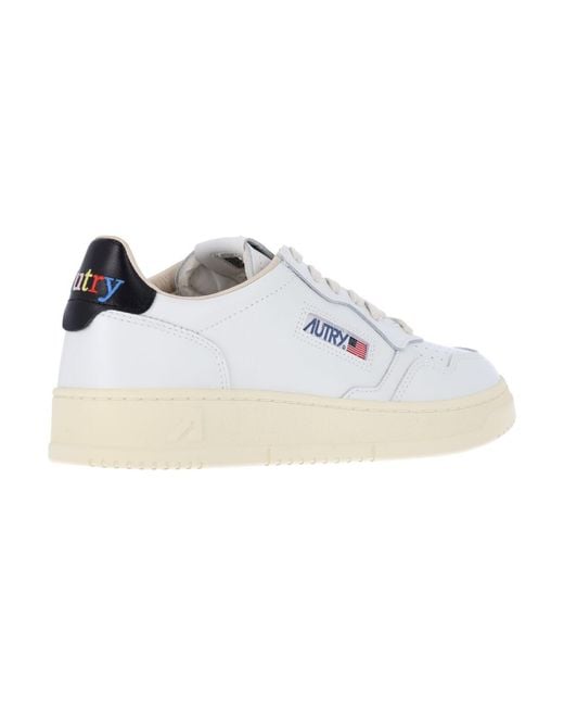 Autry White Cow Leather Sneakers for men