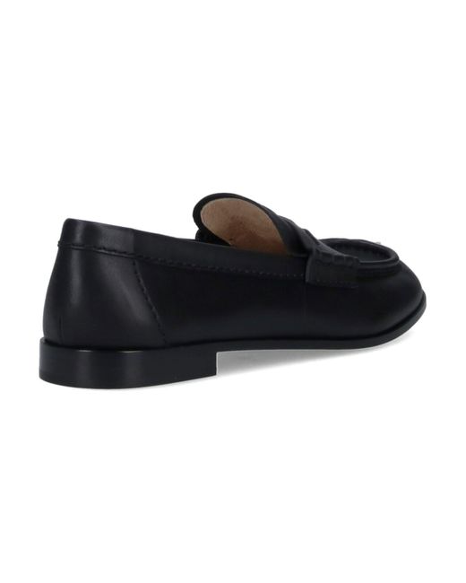 Mocassini "Penny" di Miu Miu in Black