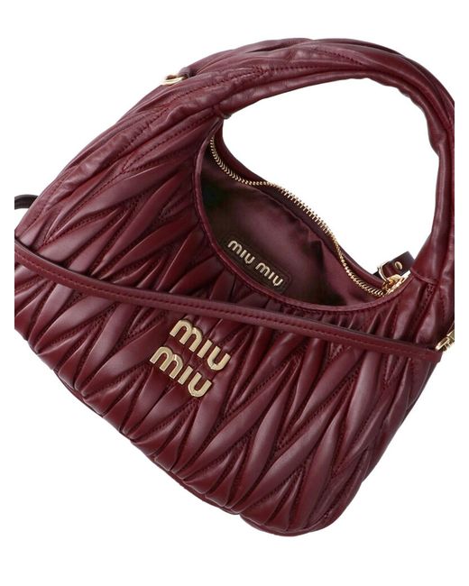 Miu Miu Purple Shoulder Bag "Wander"