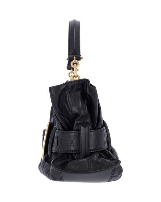 Balmain Blue Large Shoulder Bag "Anthem"