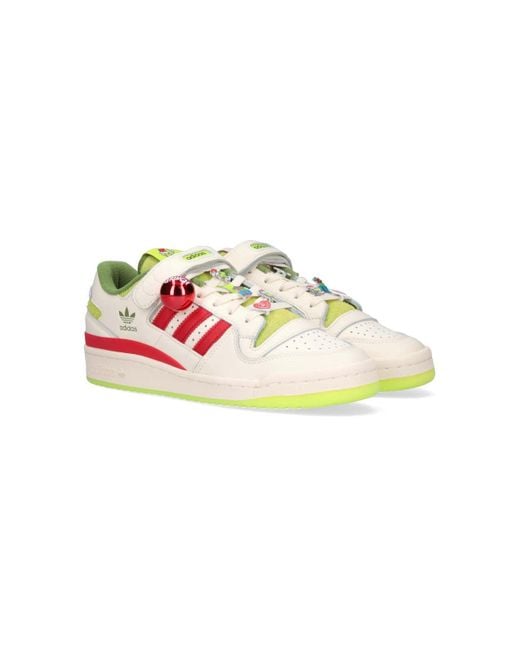 X The Grinch Sneakers "Forum Low" di Adidas in Pink