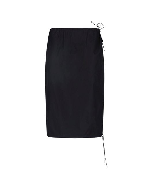 Prada Black Midi Skirt