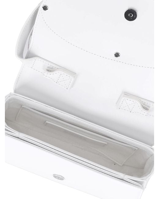 DIESEL White "1Dr" Shoulder Bag