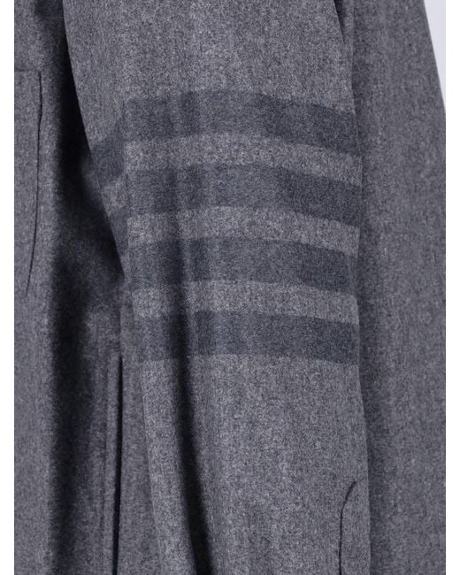 Thom Browne Gray Shirt "4-Bar" for men