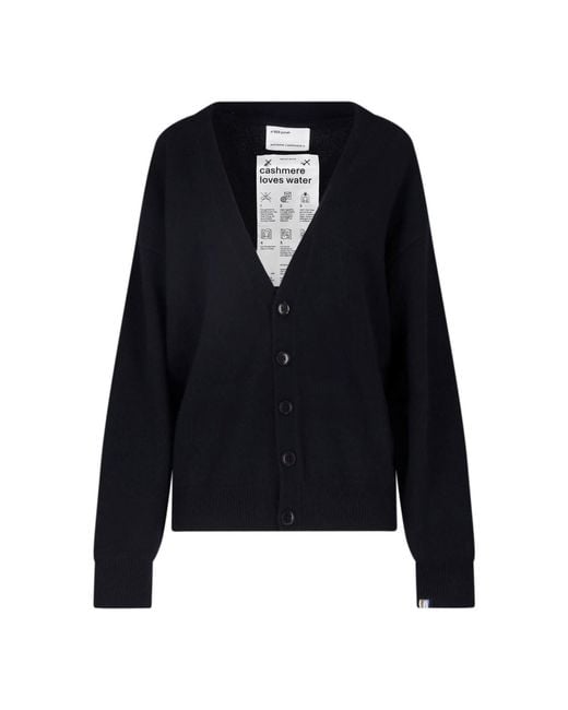 Extreme Cashmere Blue Button Cardigan "Jonah"