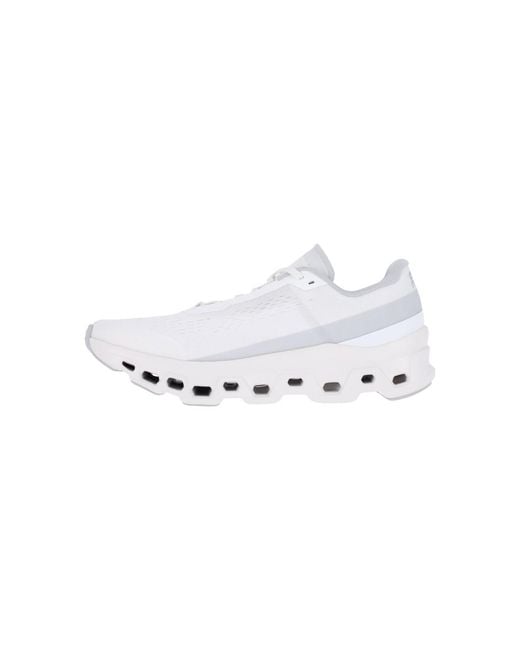 On Shoes White Sneakers “Cloudmster” for men