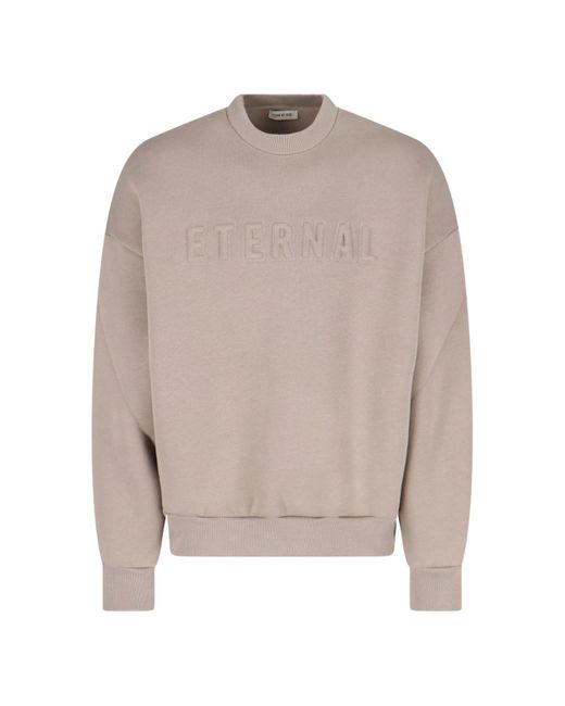 Fear Of God Natural 'Eternal' Crew Neck Sweatshirt for men