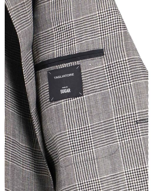 Tagliatore Gray Single-Breasted Blazer for men