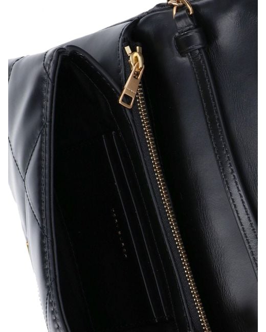 Tory Burch Black Kira Chain Wallet