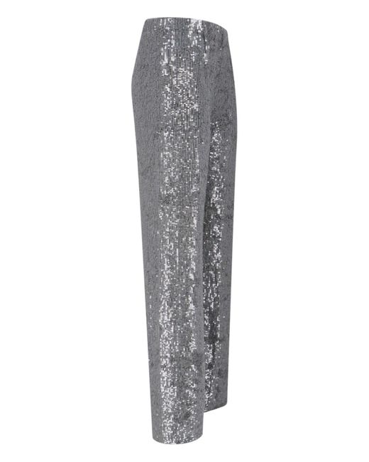 Pantaloni Con Paillettes di P.A.R.O.S.H. in Gray