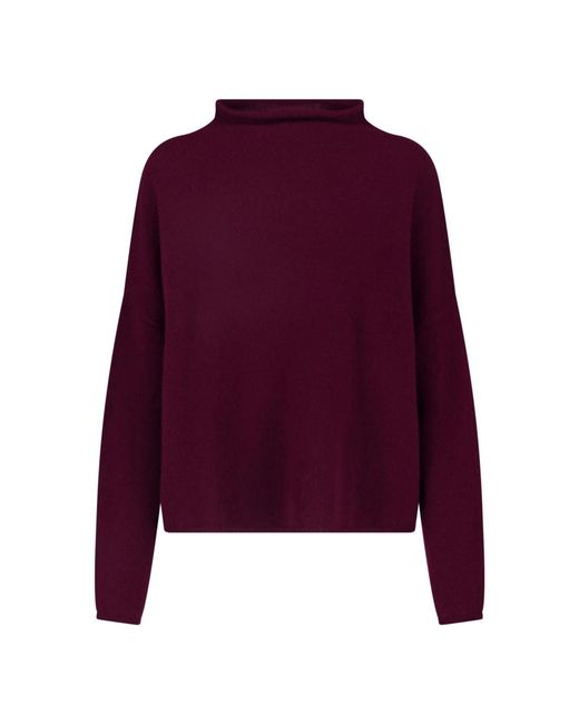 Lisa Yang Purple Cashmere Sweater "Sandy"
