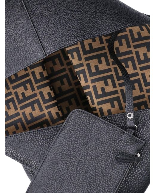 Fendi Black Tote Bag "Roll"