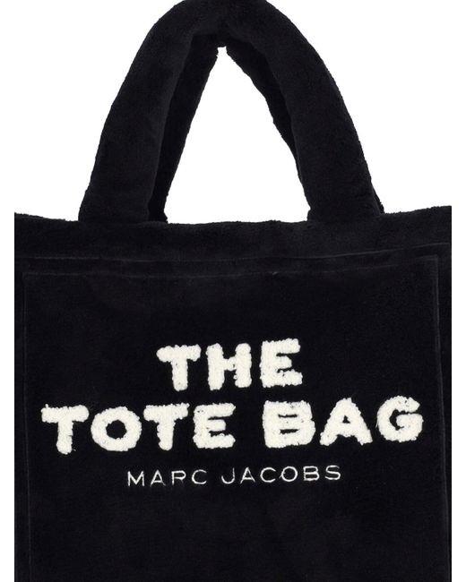 Marc Jacobs Black Medium Terry Tote Bag