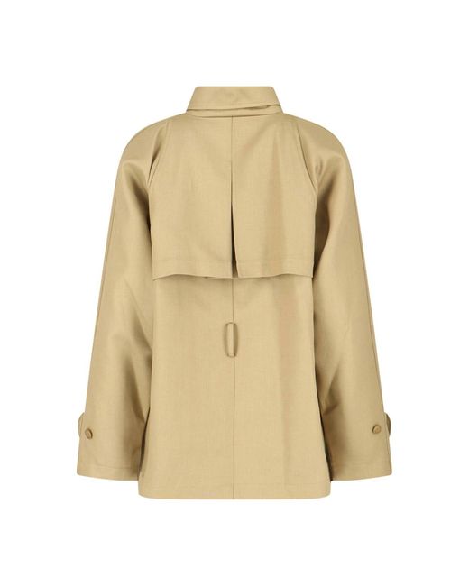 Frankie Shop Natural Kelia Padded Utility Jacket