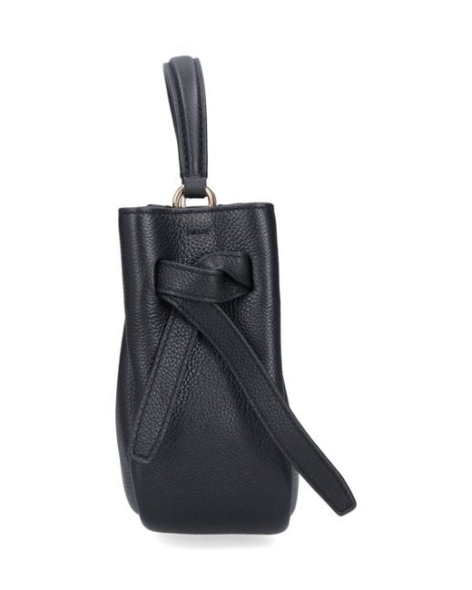 Borsa Secchiello Mini "Romy" di Tory Burch in Black