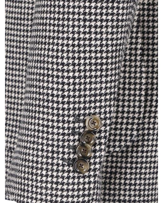 Lardini Gray Double-Breasted Blazer for men
