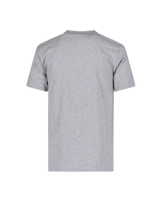 T-Shirt Stampata di Comme des Garçons in Gray da Uomo