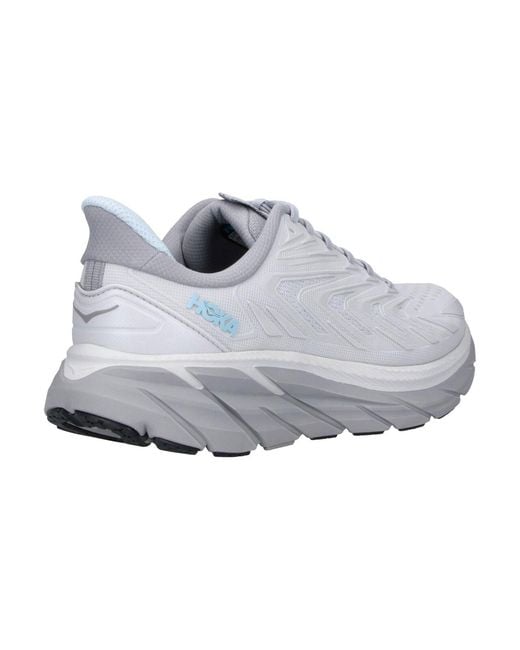 Hoka One One Gray Performance Running Sneakers