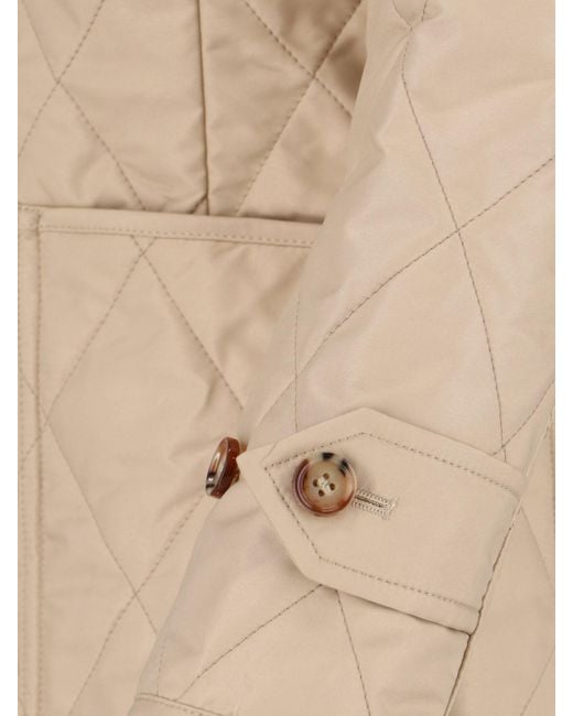 Burberry Natural Quilted Jacket