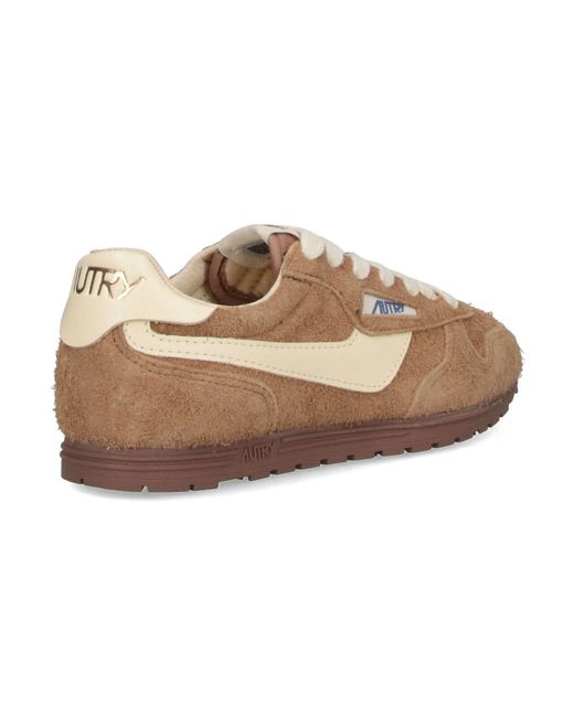 Autry Brown Sneakers "Windspin"