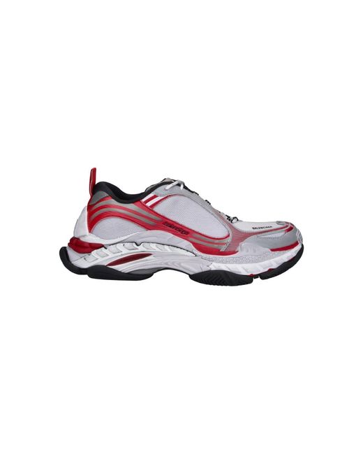 Balenciaga Red Sneakers "Triple S.2" for men