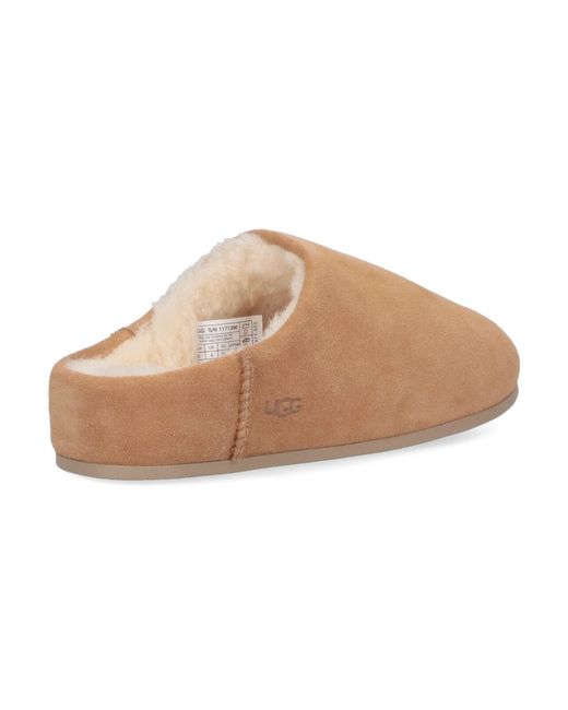 Ugg White Elea Mules