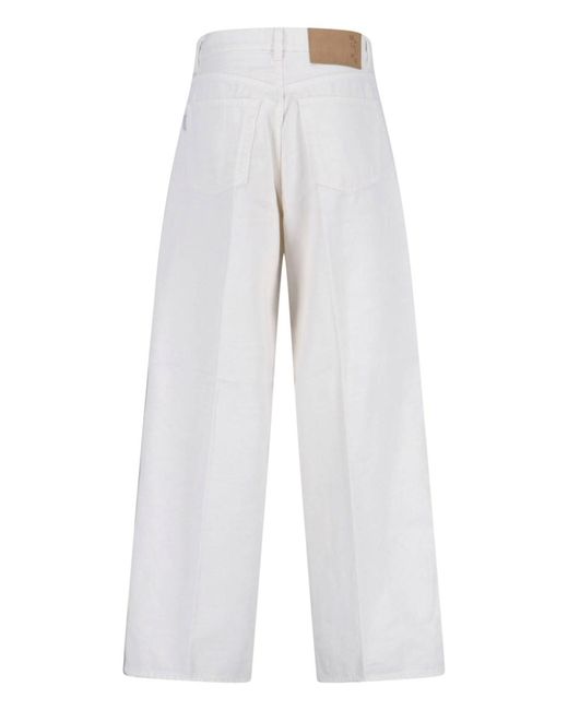 Haikure White 'Bethany Bull 44' Loose Jeans