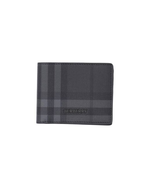 Burberry Black Wallet "City" for men