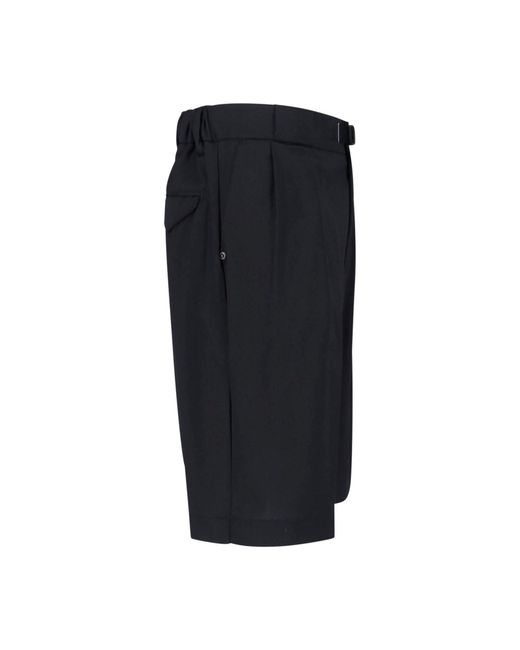 White Sand Blue Belt Shorts for men