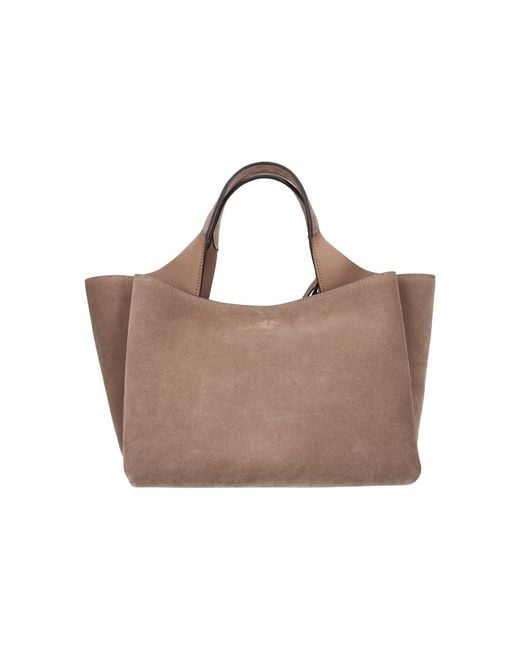 Tod's Brown Mini Suede Bag