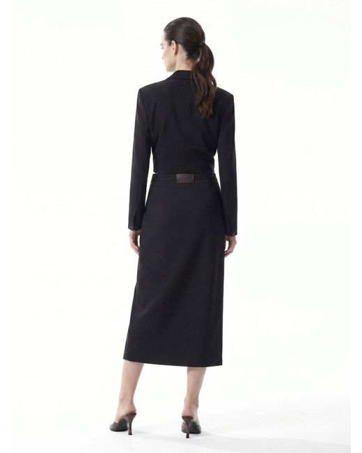 Calvin Klein Black "Petunia" Cropped Blazer