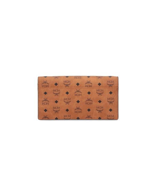 MCM White Wallets Polyurethane