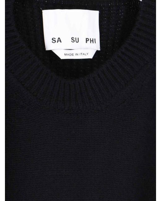 Sa Su Phi Blue Cashmere Sweater