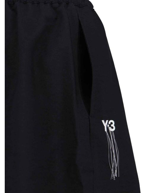Y-3 Blue Sports Shorts