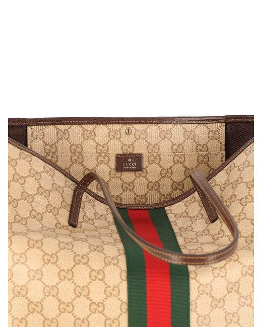 Gucci White Large Tote Bag "Tribeca"