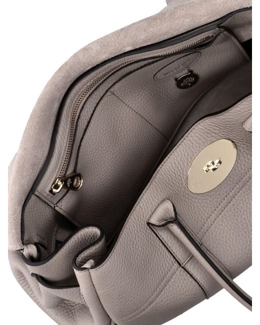 Mulberry Gray Bovine Leather Bag For