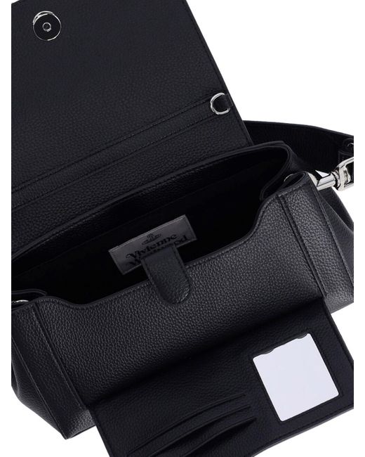 Borsa Tracolla Media "Hazel" di Vivienne Westwood in White