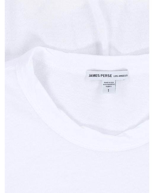 James Perse White Classic T-Shirt