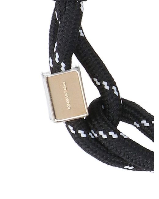Miu Miu Black String Bracelet