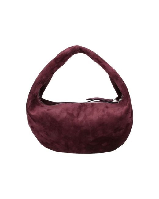 Khaite Purple Medium Hobo Bag "Olivia"
