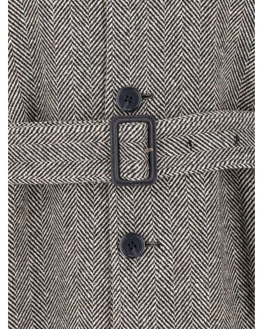 Polo Ralph Lauren Gray Wool Blend Coat