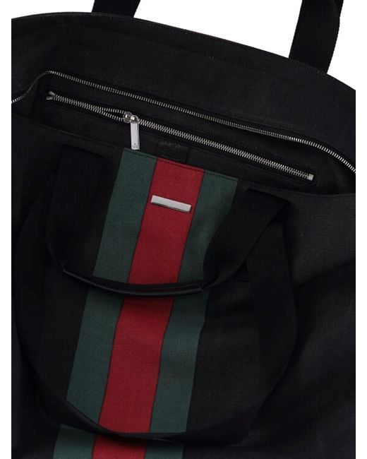 Gucci Blue Medium Tote Bag "Positano" for men
