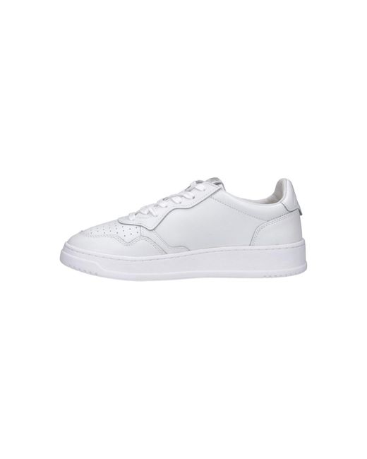 Autry White Cow Leather Sneakers With Towel Lining for men