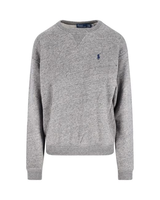 Polo Ralph Lauren Gray Sweaters Cotton