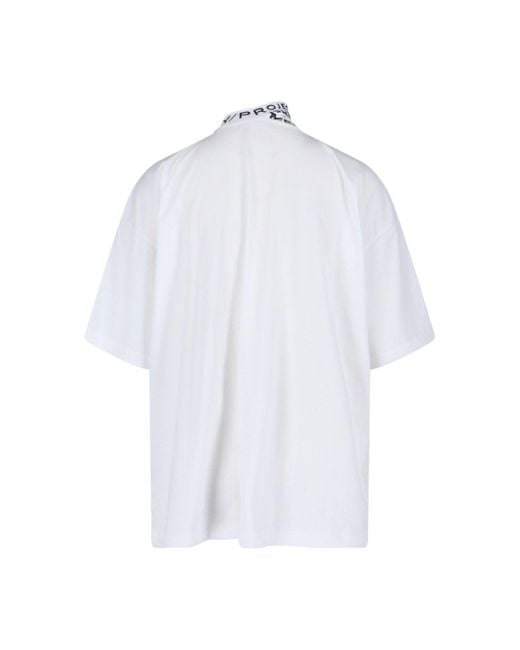 Y. Project White Basic Logo T-shirt for men