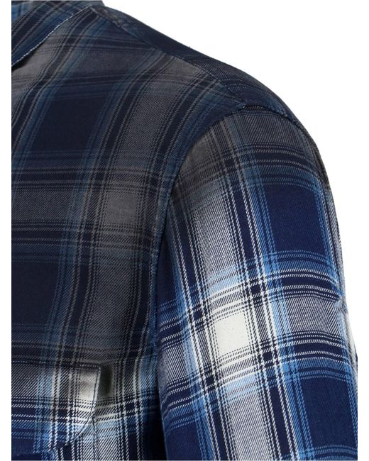 DSquared² Blue Shirts Cotton for men