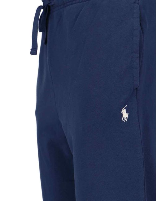 Polo Ralph Lauren Blue Logo Track Pants Pants for men